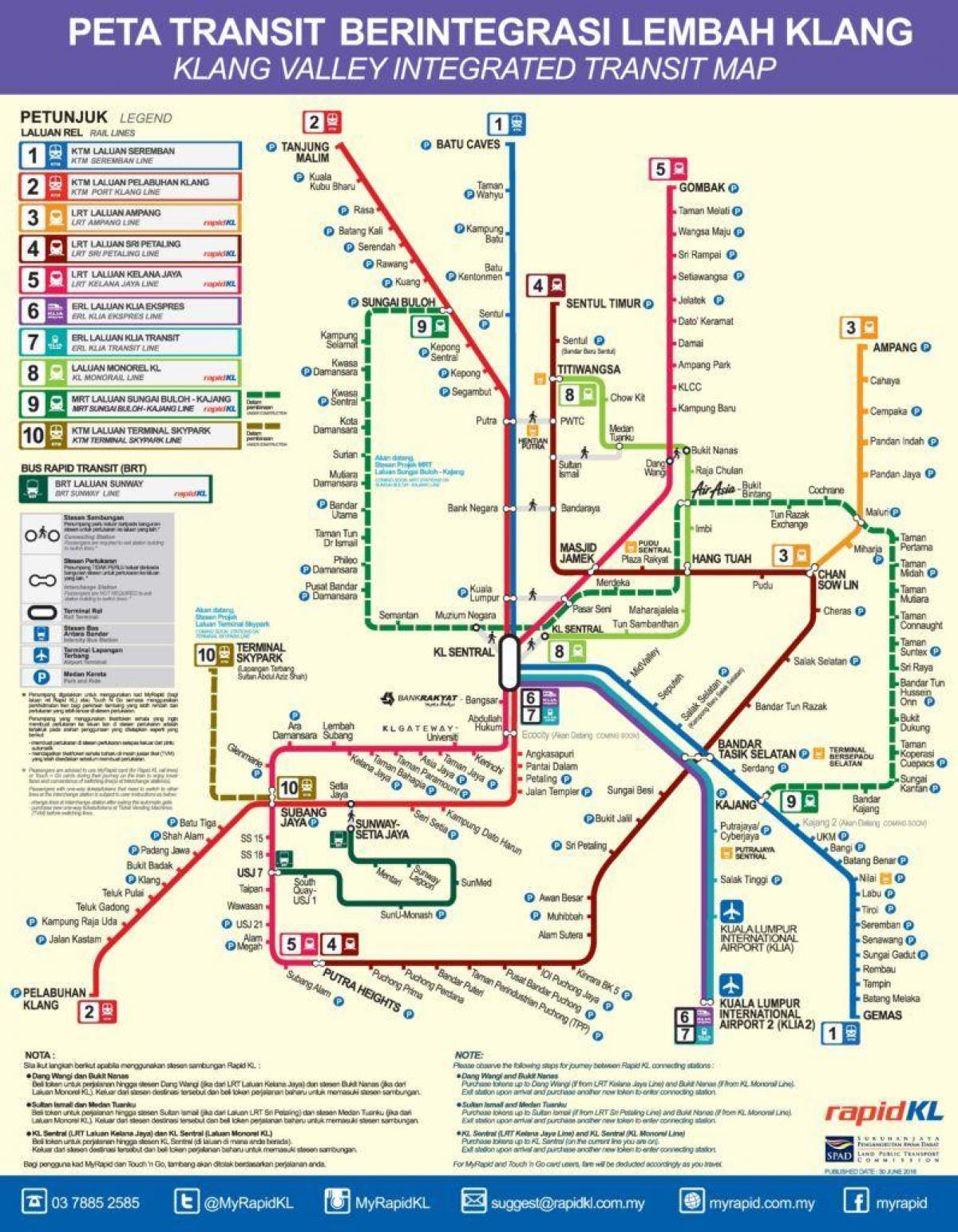 klang valley rail transit peta