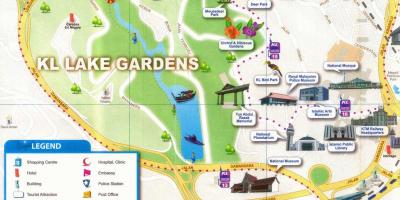 Peta dari lake garden