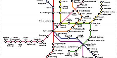 Malaysia, metro peta