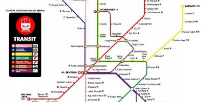 Peta Metro, kuala lumpur,