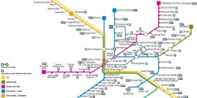 Peta transportasi umum malaysia