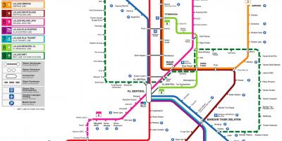 Malaysia stasiun kereta api peta