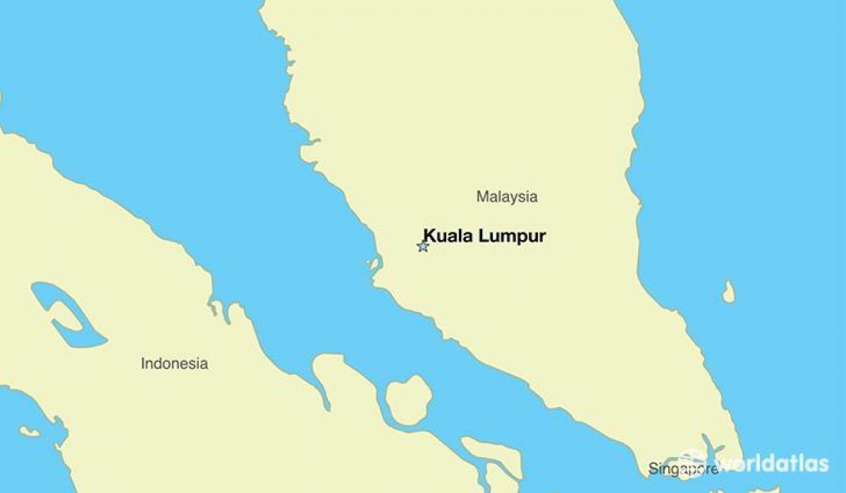 Peta dari ibukota malaysia
