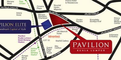 Peta dari pavilion kl